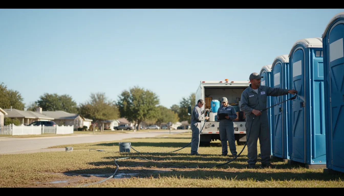 Long-Term Portable Toilet Rental in Wade, NC near me